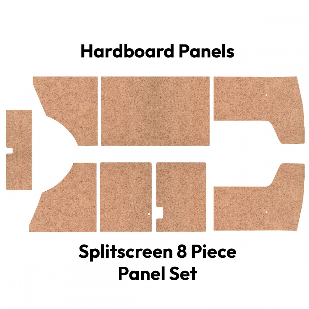 Split Screen Hardboard 8 Piece Panel Set Madmatz